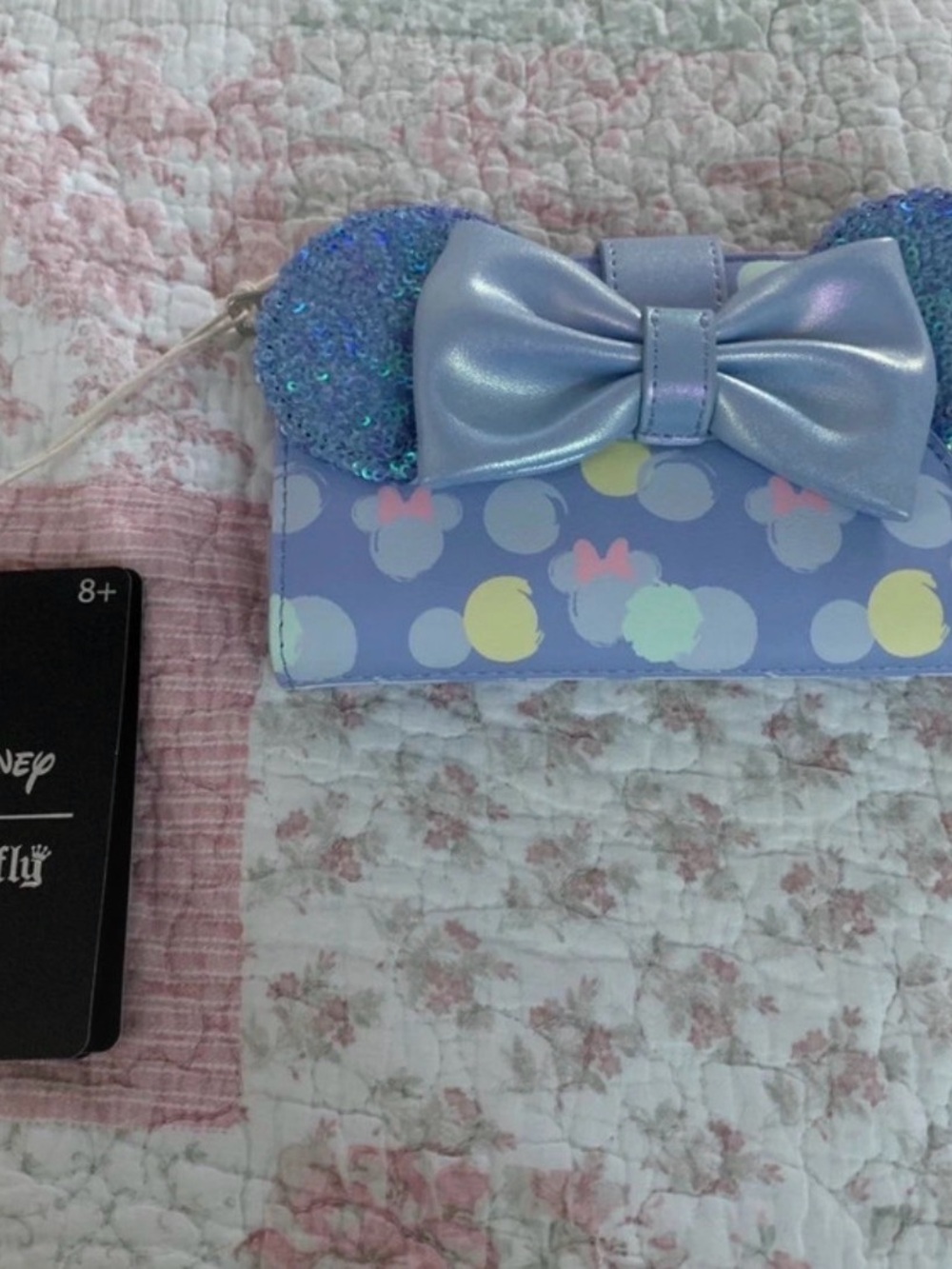 Loungefly Pastel Lavender Bow Ear Wallet
